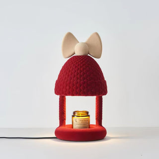Zarinil Flocked Resin Playful Table Lamp-Neutral Decor