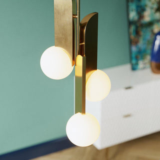 Solis Lustre Suspendu Élégant En Verre