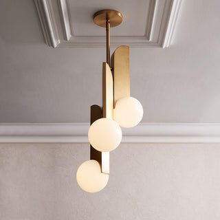 Solis Lustre Suspendu Élégant En Verre