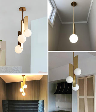 Solis Lustre Suspendu Élégant En Verre
