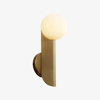 Lustra Applique Murale Globe en Verre Sculptural