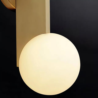 Lustra Applique Murale Globe en Verre Sculptural