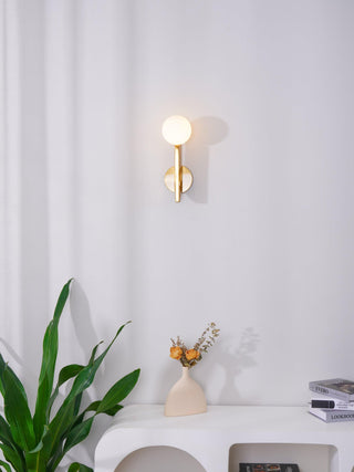 Lustra Applique Murale Globe en Verre Sculptural