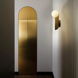 Lustra Applique Murale Globe en Verre Sculptural