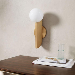 Lustra Applique Murale Globe en Verre Sculptural