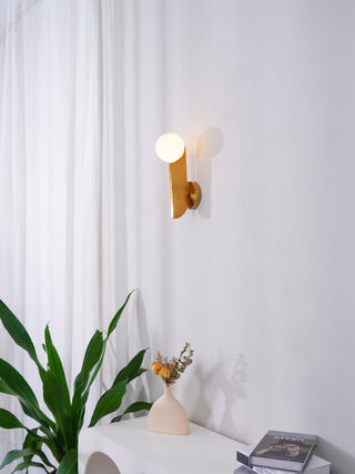 Lustra Applique Murale Globe en Verre Sculptural