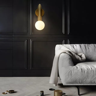 Lustra Applique Murale Globe en Verre Sculptural
