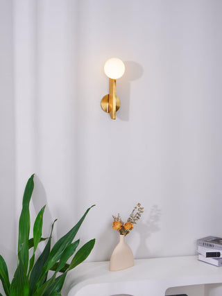 Lustra Applique Murale Globe en Verre Sculptural