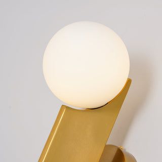 Lustra Applique Murale Globe en Verre Sculptural