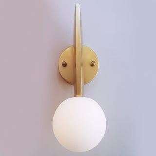 Lustra Applique Murale Globe en Verre Sculptural