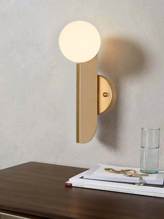 Lustra Applique Murale Globe en Verre Sculptural