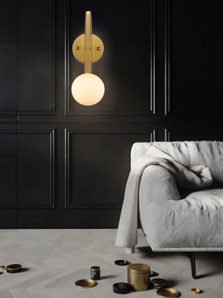 Lustra Applique Murale Globe en Verre Sculptural