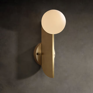 Lustra Applique Murale Globe en Verre Sculptural