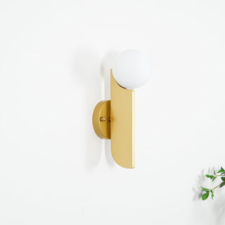 Lustra Applique Murale Globe en Verre Sculptural