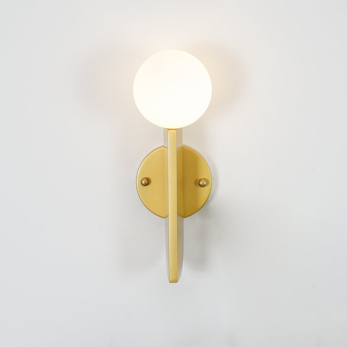 Casiane Applique Murale Globe en Verre Sculptural