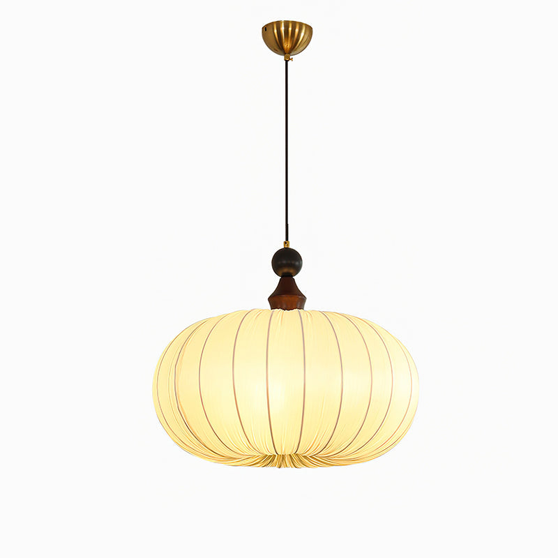 Dimension diagram of the Bowie Pendant Light with height and diameter measurements.