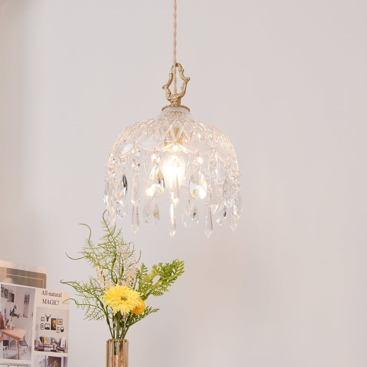 Elyran Suspension Cristal Vintage