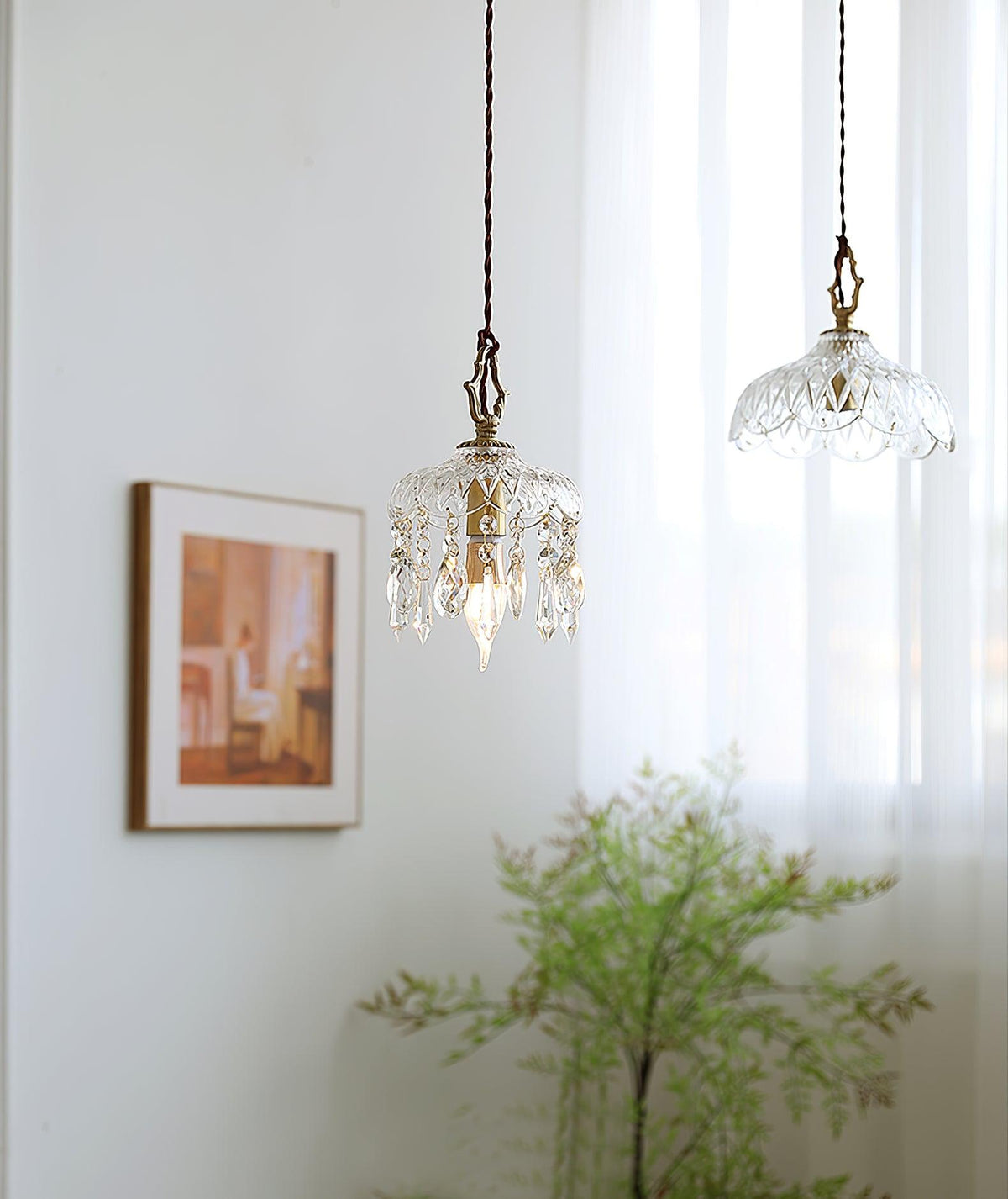 Elyran Suspension Cristal Vintage