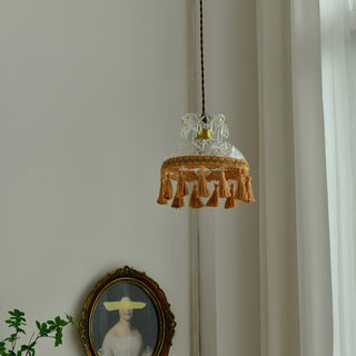 Veloce Suspension Luxueuse en Laiton et Verre
