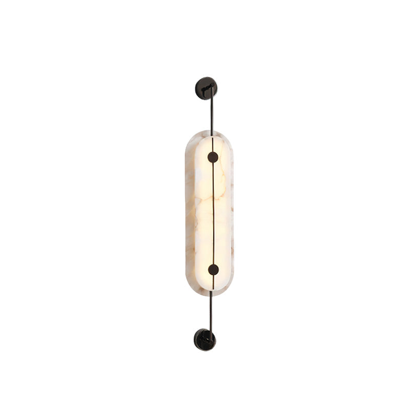 Comparison of the three available sizes of the Brace Alabaster Wall Lamp.