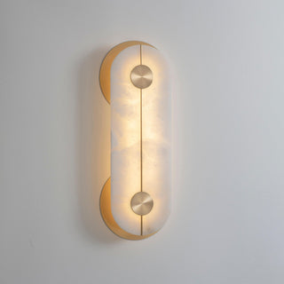 Auriel Moderne Minimaliste Laiton Albâtre Applique Murale