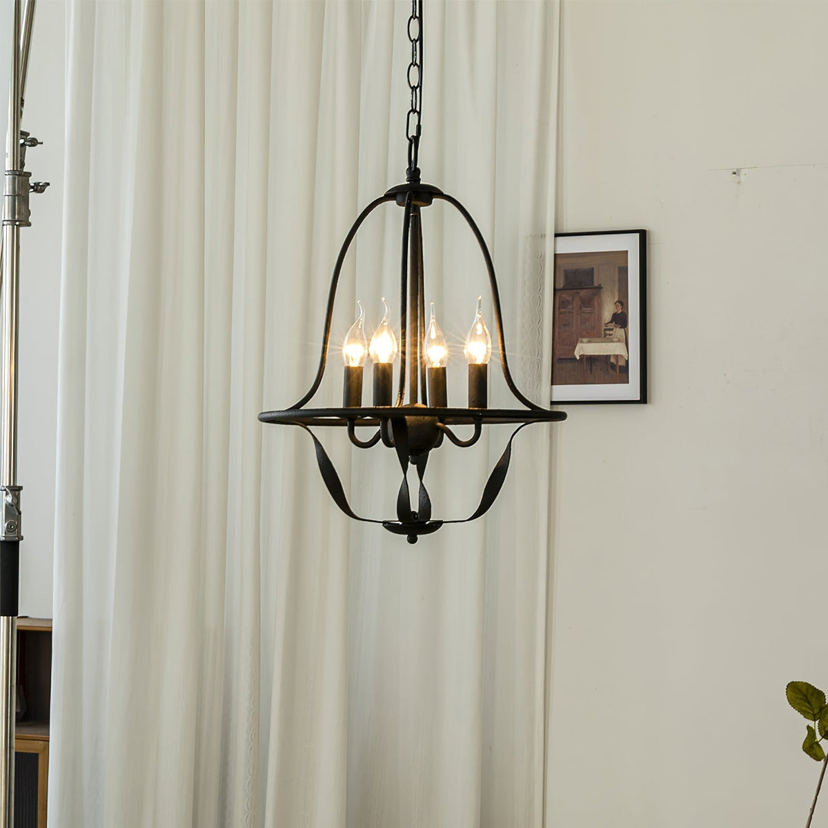 Luxnova Ancien Industriel Prime Métal Suspension