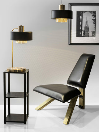 Bronze Contemporary Table Lamp-Neutral Decor
