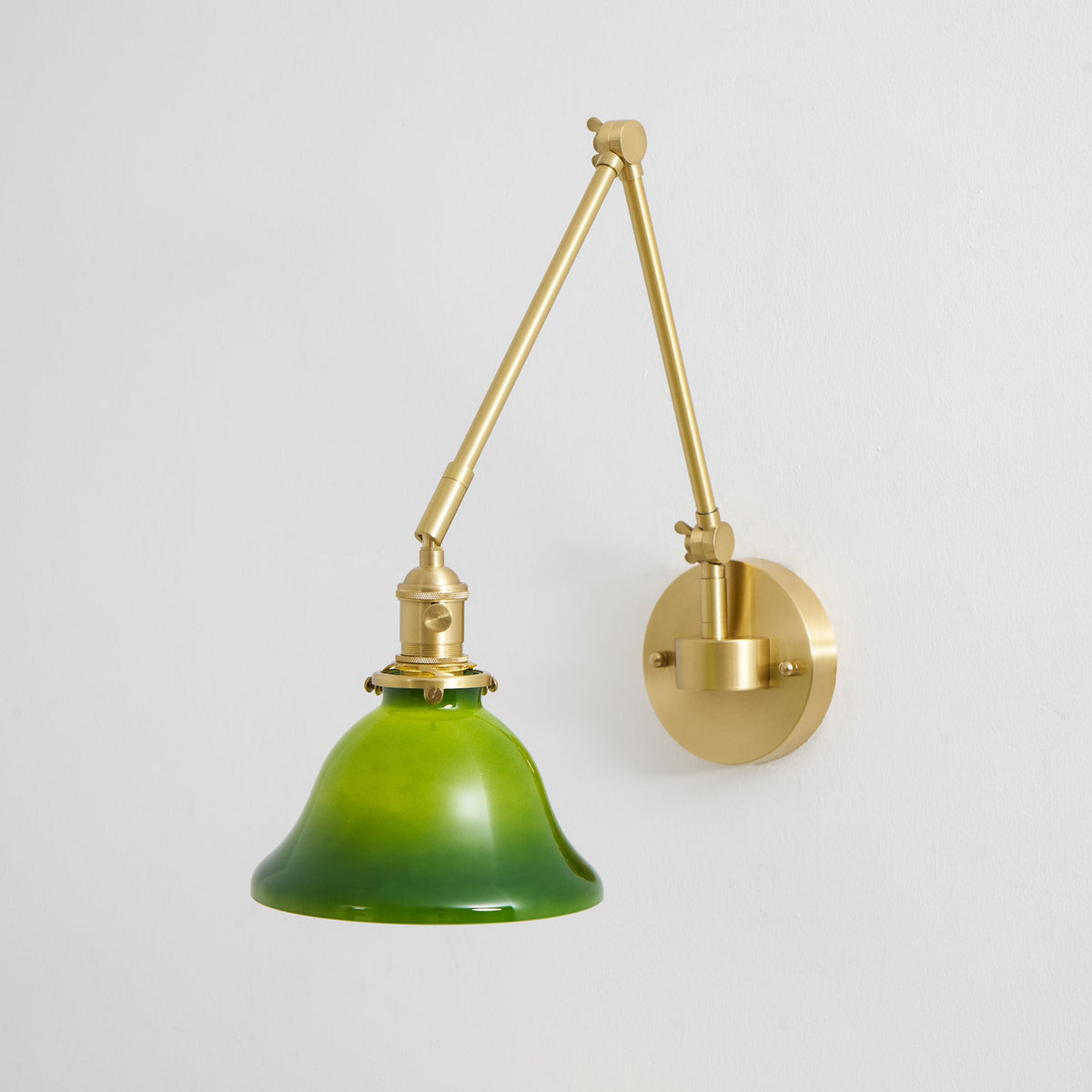 Top-down view of the Brady Swing Arm Wall Lamp.