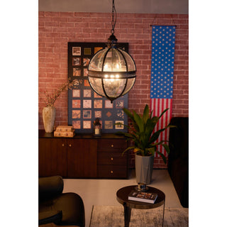 Svelte Suspension en Verre Vintage Industriel