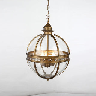 Svelte Suspension en Verre Vintage Industriel