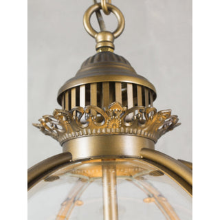 Svelte Suspension en Verre Vintage Industriel