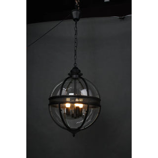 Svelte Suspension en Verre Vintage Industriel