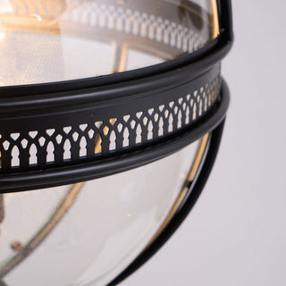 Svelte Suspension en Verre Vintage Industriel