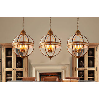 Svelte Suspension en Verre Vintage Industriel