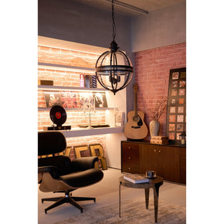 Svelte Suspension en Verre Vintage Industriel