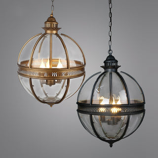 Svelte Suspension en Verre Vintage Industriel