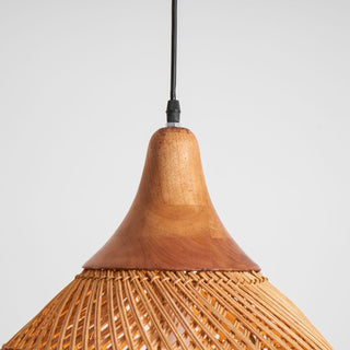 Solavn Lampe suspendue en bois de rotin