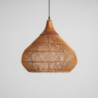 Solavn Lampe suspendue en bois de rotin