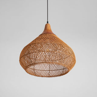 Solavn Lampe suspendue en bois de rotin