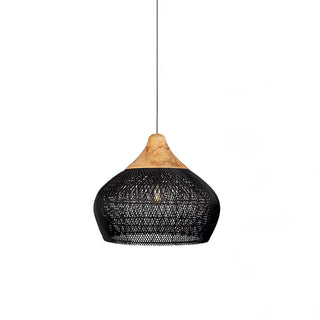Solavn Lampe suspendue en bois de rotin