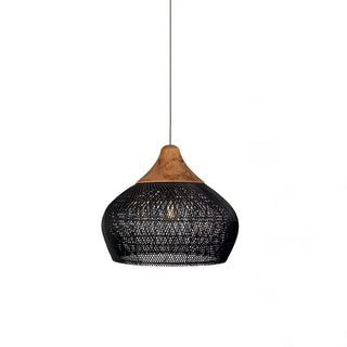 Evelyn Suspension en Rotin Tressé pour Salon