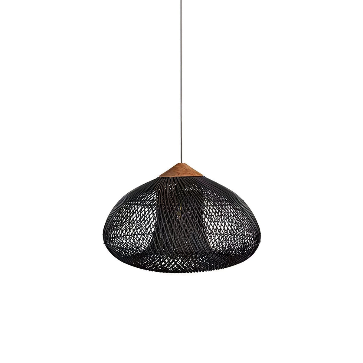 Evelyn Suspension en Rotin Tressé pour Salon