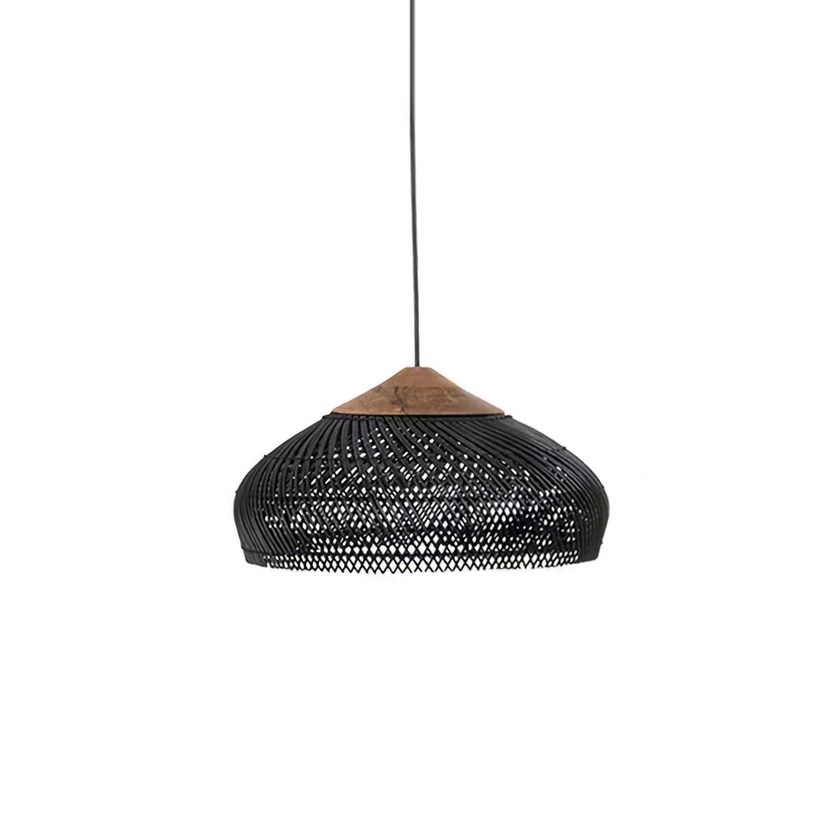 Evelyn Suspension en Rotin Tressé pour Salon