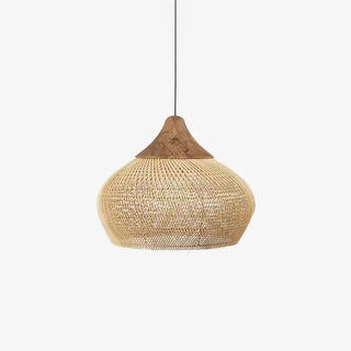 Evelyn Suspension en Rotin Tressé pour Salon