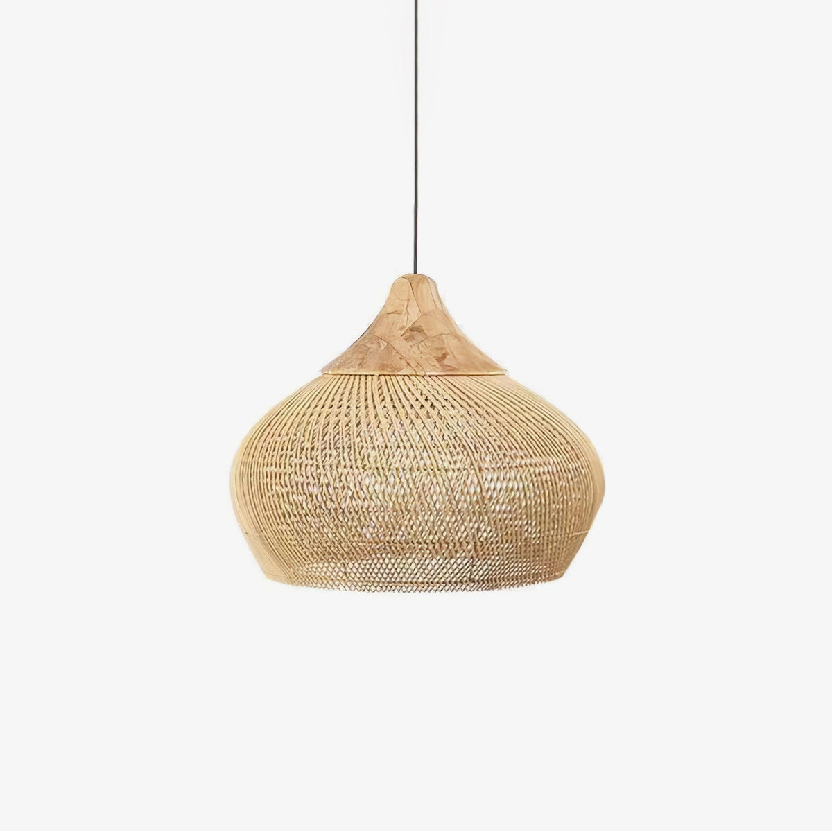 Solavn Lampe suspendue en bois de rotin
