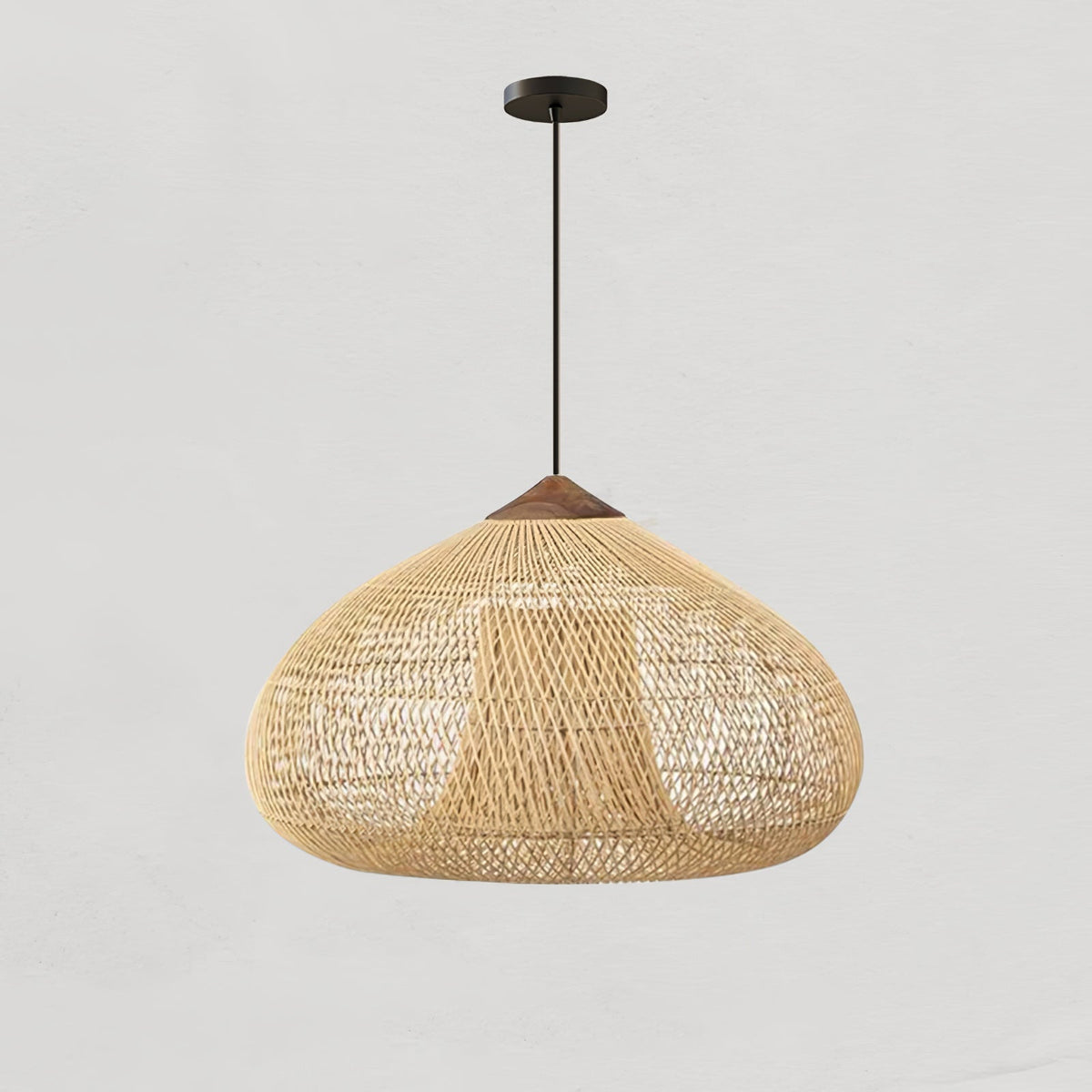 Evelyn Suspension en Rotin Tressé pour Salon