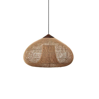 Evelyn Suspension en Rotin Tressé pour Salon