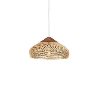 Evelyn Suspension en Rotin Tressé pour Salon