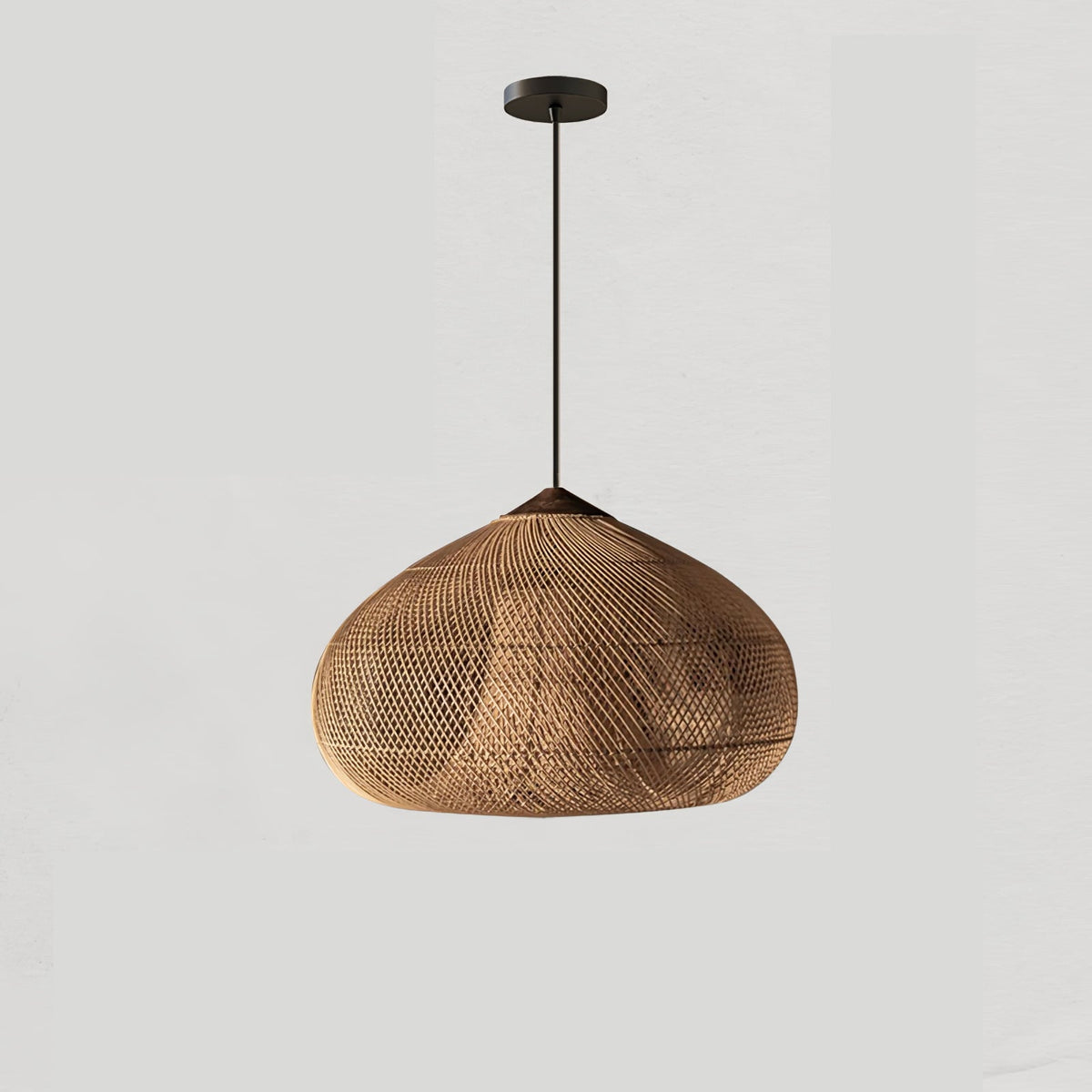 Evelyn Suspension en Rotin Tressé pour Salon