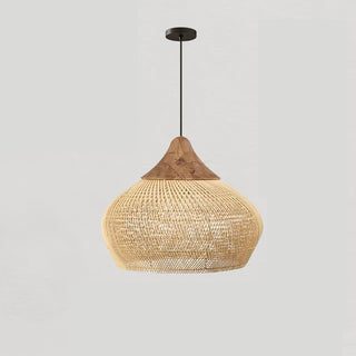 Evelyn Suspension en Rotin Tressé pour Salon